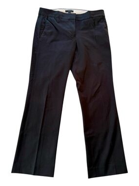 J. Crew Campbell Ankle • Black Bi-Stretch Cotton • Work Trousers • Size 4
